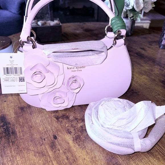 Kate Spade Floral Rose Shoulder Bag - Picture 2 of 7